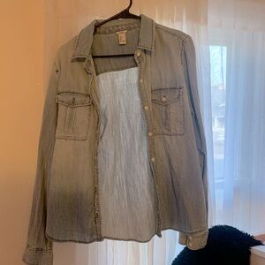 FOREVER 21 Lightwashed Denim Jacket